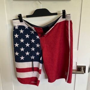 Hurley Red, White and Blue swimsuit